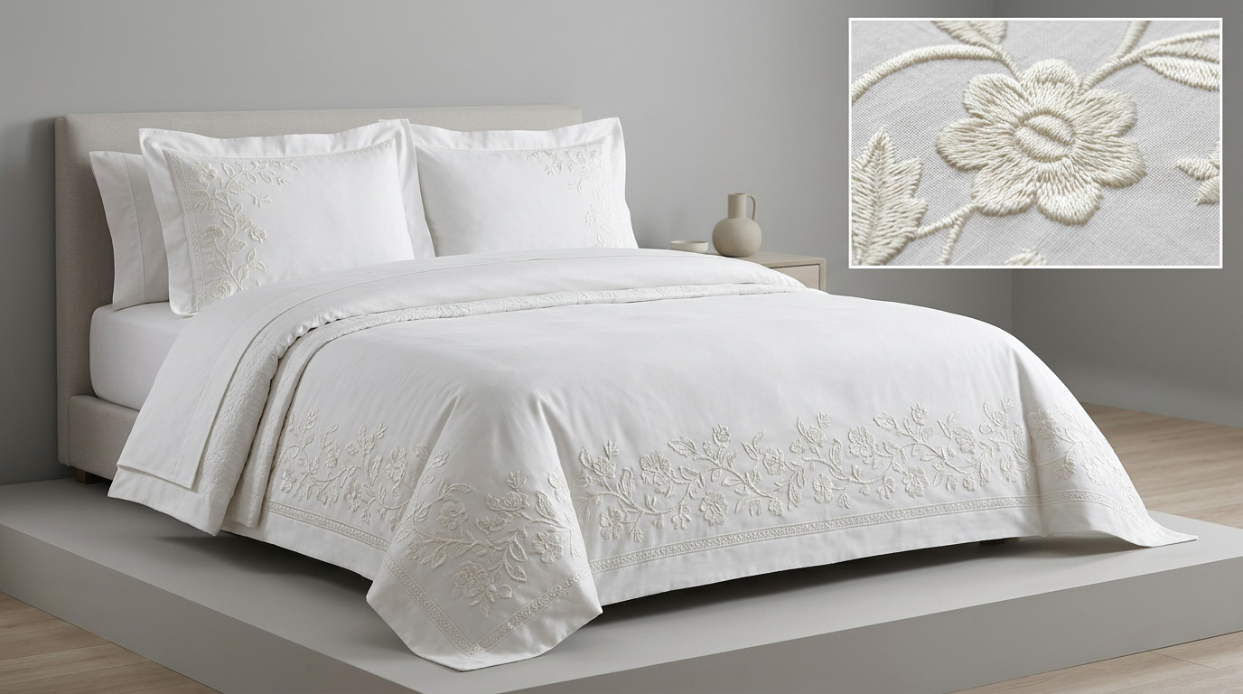 Embroidered Bedding Sets