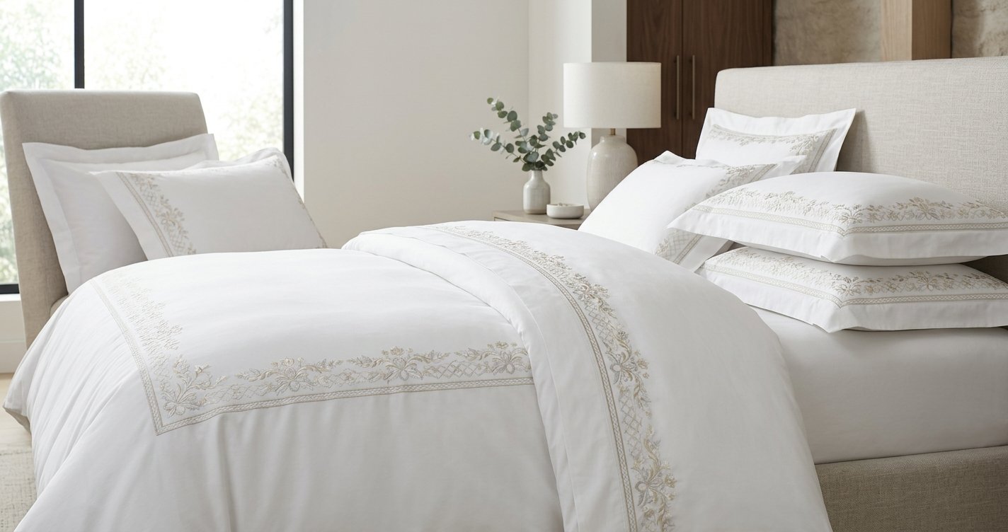 Embroidered Bedding Set